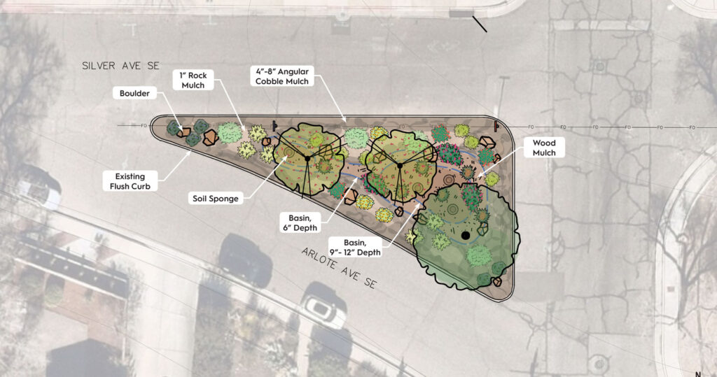 Jefferson Stormwater Bumpouts design